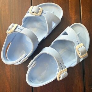 SOLD Girls Birkenstock Sandals Blue Size 8c